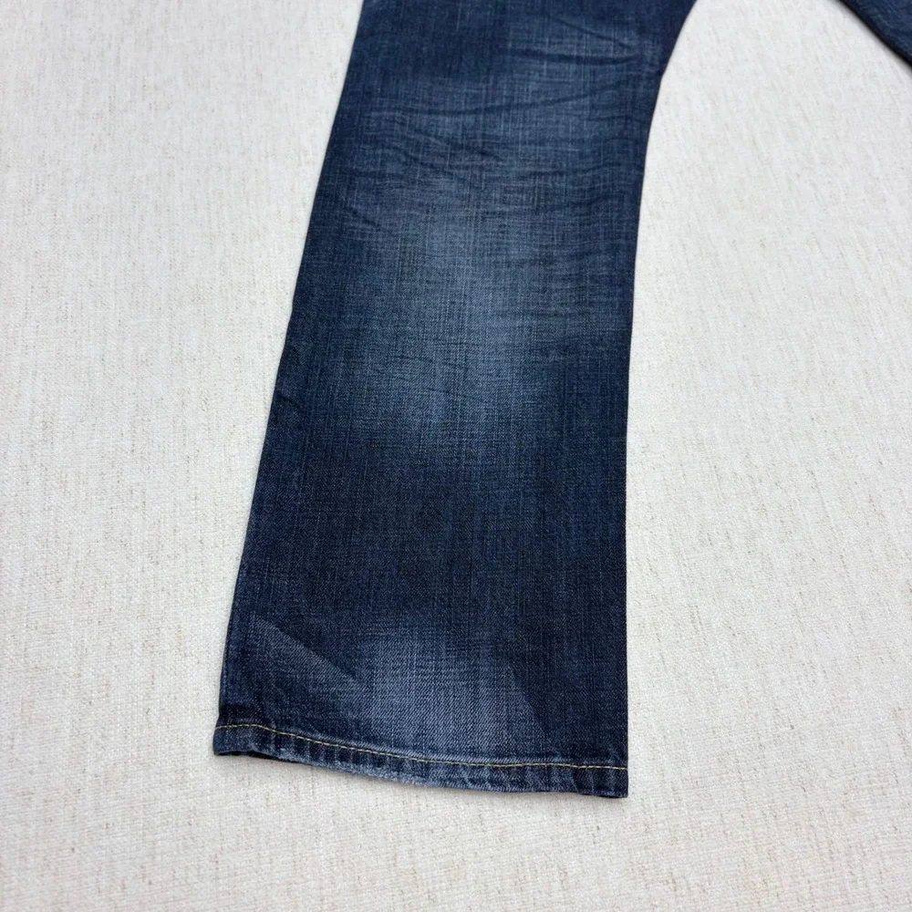 American Eagle Slim Straight Dark Wash Jeans Mens 26x28 100% Cotton Made In 2013